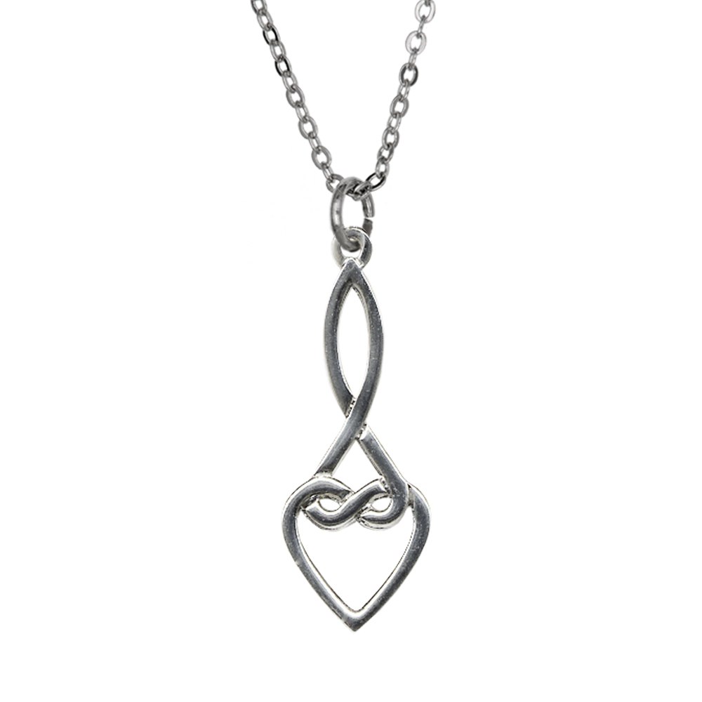 Jura Knot Heart Pendant